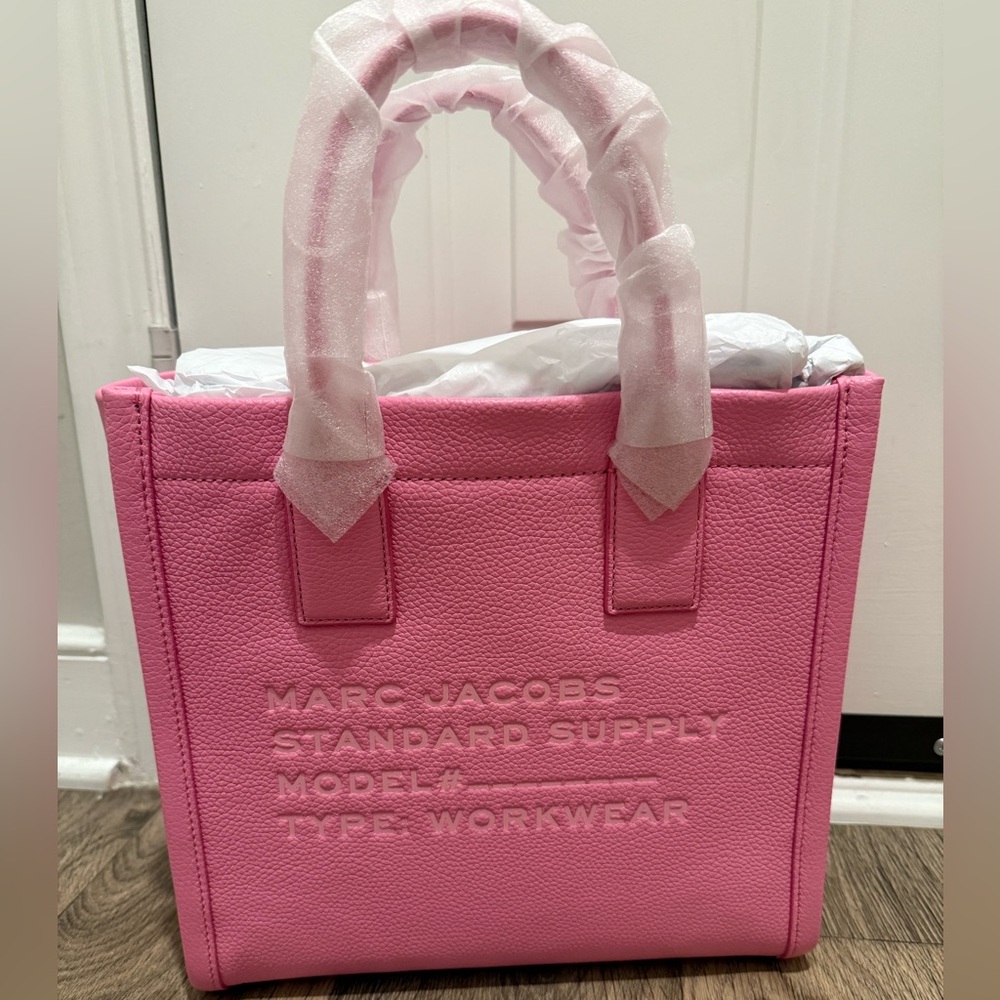 Marc Jacobs Leather Standard Supply Tote in Petal Pink NWT